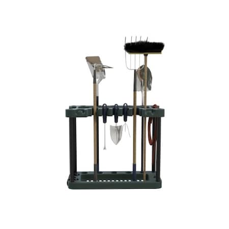 Fleming Supply Garden Storage Stand, Holds and Organizes 40 Outdoor Tools, Shovels, Rakes, Brooms 715857RXA